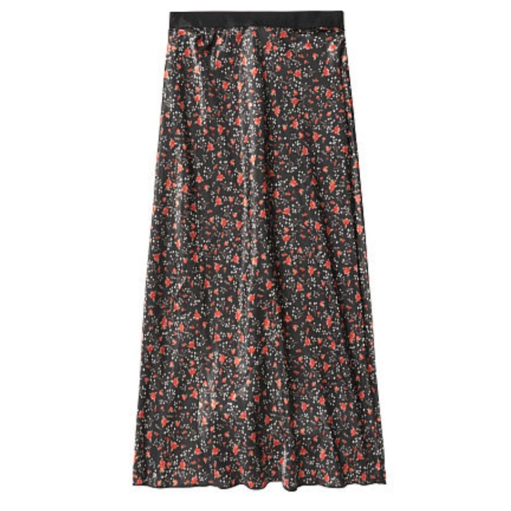 PINK Satin Skirt